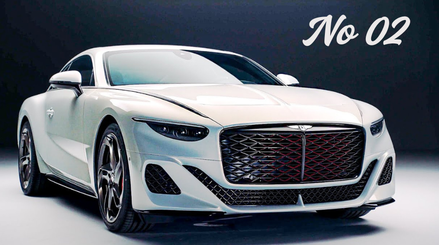 Front three-quarter view of the exclusive Bentley Batur by Mulliner, a 740 HP limited-edition luxury GT.